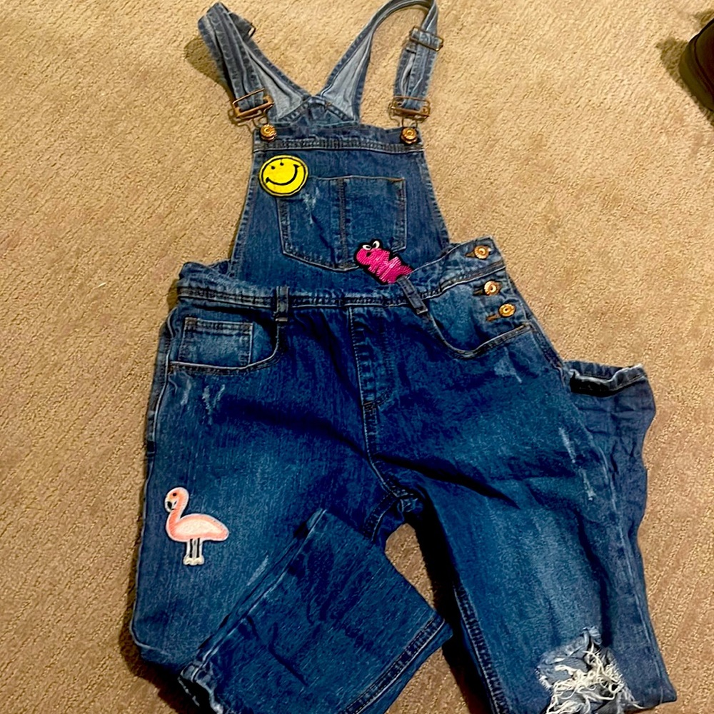 Forever 21 girl overalls